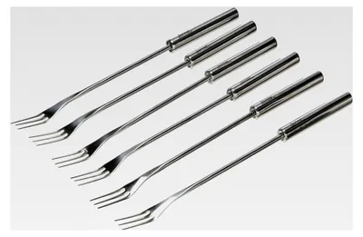 Produktbild von Käsefonduegabeln Edelstahl 6 Stück 260 mm
