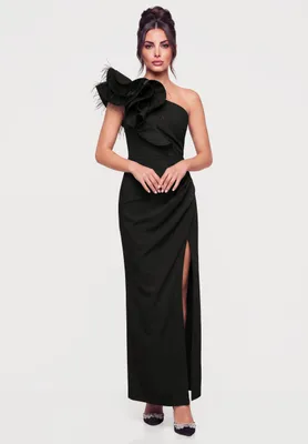 Produktbild von LARICA Kleid elegantes Design Sommerkleid LA-OM-DLR451 black M