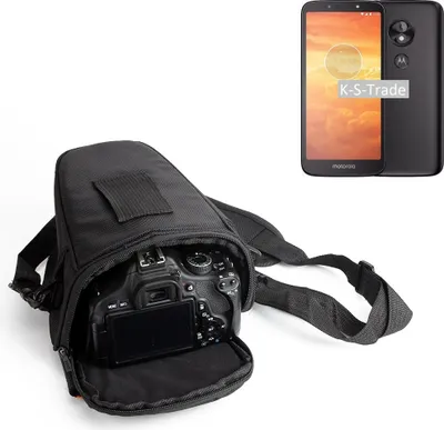 Produktbild von K-S-Trade Kameratasche Fototasche Schultertasche Umhängetasche kompatibel mit Olympus PEN E-PL9 Colt  für Systemkameras Schutzhülle bag