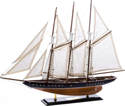 Produktbild von Modellschiff Atlantic Segelschiff Segelyacht Yacht Schiff 71cm kein Bausatz