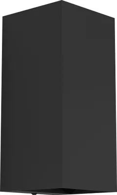 Produktbild von EREMITANA Wand-/Deckenleuchte Lampe Beleuchtung - L11 x H24 x AL11 cm - schwarz - 2X2,8W inkl. - IP55