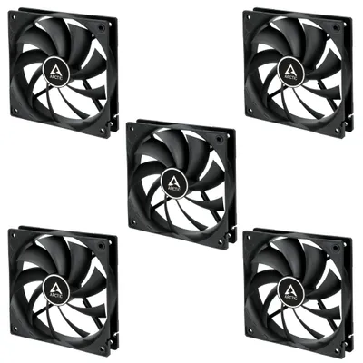 Produktbild von ARCTIC Lüfter 120*120*25 F12 Value Pack black (5pcs)