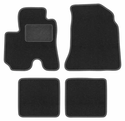 Produktbild von Velours-Fußmatten für Toyota RAV4 II Facelift 2003-2005 (3-Türer) – 4-tlg, Graphit, passgenau – Wielganizator LUX