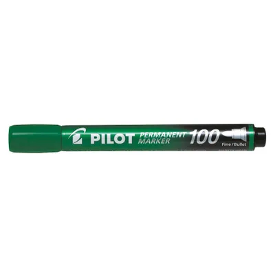 Obrázek produktu pro Pilot Permanent Marker 100, Zelená, 1 mm, 4,5 mm