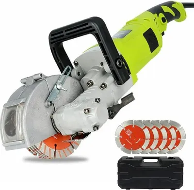 Produktbild von Wall Chaser, Mauernutfräse 4000 W, für Beton, Granit, Marmor, dunkelblau