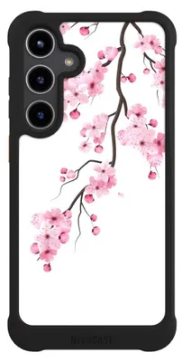 Produktbild von NIVOCASE Hülle für Samsung Galaxy S24+  Stoßfeste Handyhülle NIVOmax Case Schwarz Asien Japan Kirschblüten