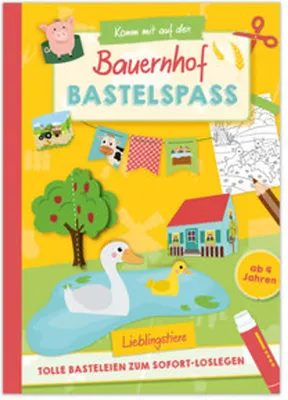 Zdjęcie produktu dla Activity Heft: Komm mit auf den Bauernhof - Bastelspaß