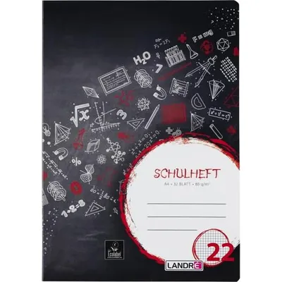 Produktbild von Schulheft A4 32 Blatt 80 g/qm Lineatur 22 (kariert)