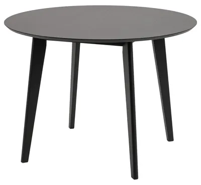 Produktbild von Actona Roxby, Rundform, Fester Tisch, Schwarz, Gummibaumholz, 4 Bein(e), Schwarz