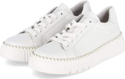 Produktbild von Gabor Damen Low Sneaker Altweiß Glattleder Größe: 37