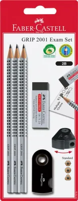 Produktbild von Faber-Castell Bleistift GRIP 2001, 3er-Set