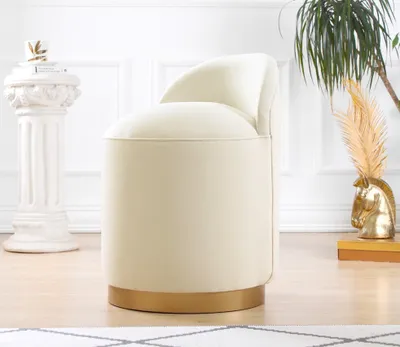 Produktbild von Hanah Home, Dover- FLF1106, Sahne, Klassische Sitzsäcke, 100% Samt