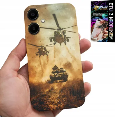 Obrázek produktu pro Pouzdro Pro Samsung Galaxy A06 5G - Vojenský Vrtulník Tank Vojenské Pouzdro