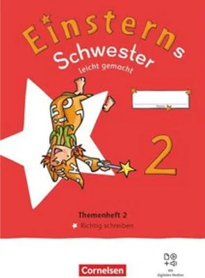 Obrázek produktu pro Einsterns Schwester 2. Schuljahr. Leicht gemacht - Themenheft 2: Richtig schreiben - Verbrauchsmaterial