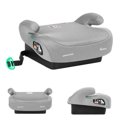 Produktbild von Kikkaboo Kindersitz, Sitzerhöhung i-Go i-Size (125-150cm) Gruppe 3, Armlehne grau