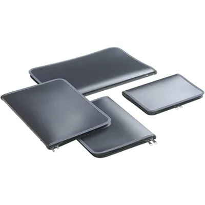 Produktbild von FolderSys Reißverschlussbeutel A5 grau 0,5 mm