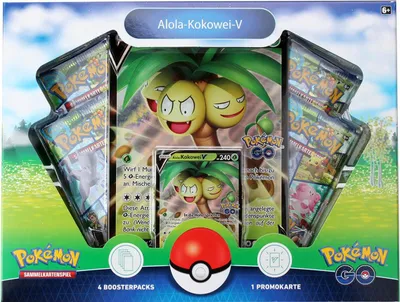 Produktbild von Pokemon GO Sammelkartenspiel: Kollektion Alola-Kokowei-V (+)