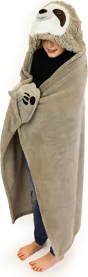 Produktbild von Noxxiez Hochwertige Fleecedecke 100 x 130 cm – Die perfekte Kuscheldecke für Zuhause Faultier
