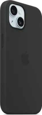 Immagine prodotto di custodia in silicone per iPhone 15 con MagSafe - Nero