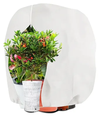 Produktbild von Winterschutz für Pflanzen Frostschutz Schutzhülle 120x180cm Weiß Vlies mit Zugband