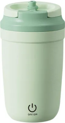 Produktbild von Elektrische, oplaadbare, roestvrijstalen Kaffeebecher, 350 ml, 12 oz, für Milch, Kaffee, Reisen, Büro