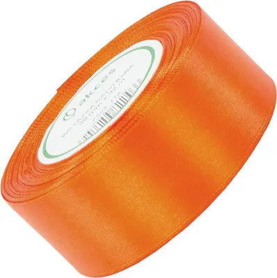 Produktbild von Satinband neon orange 38mm - 32mb