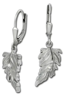 Produktbild von SilberDream Damen Ohrhänger weiß SilberDream Ohrringe 925 Silber Ohrringe D3SDO4426W