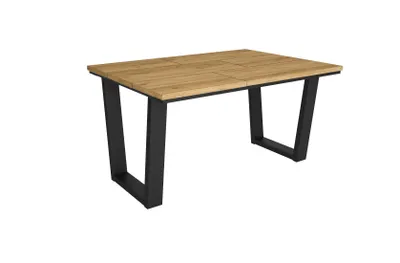 Produktbild von Esszimmertisch, 140x90x74cm, Für 6 Gäste, Stubentisch, Eiche