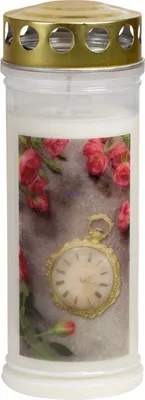 Produktbild von Gedenkkerze Uhr 75x210mm