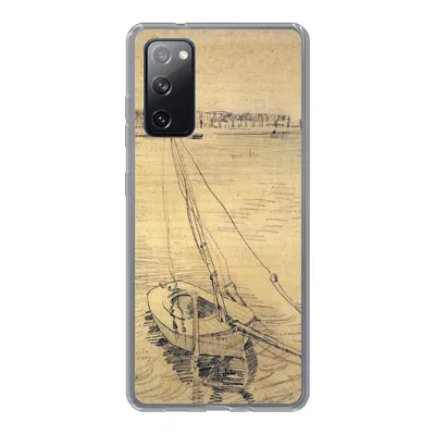 Produktbild von MuchoWow® Handyhülle Schutzhülle Hülle für Samsung Galaxy S20 FE Segelboot auf der Seine bei Asnières - Vincent van Gogh Silikon Softcase Handy Hülle - Abdeckung