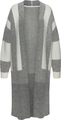 Produktbild von LASCANA Longstrickjacke creme-schwarz Größe 36/38