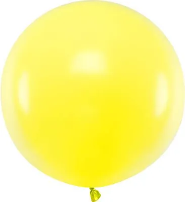 Obrázek produktu pro Kulatý balónek, pastelová citronová kůra, 60 cm, 1 ks