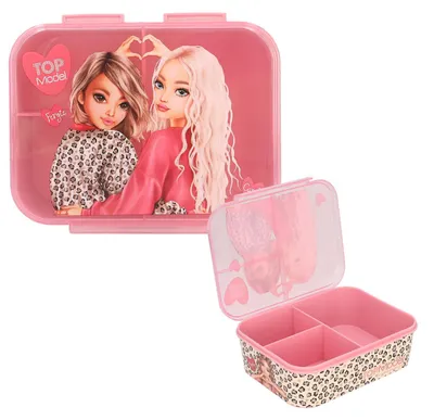 Produktbild von TOPModel LEOHEART, Lunchpaket, Kind, Pink, Polypropylen (PP), Abbildung, Rechteckig