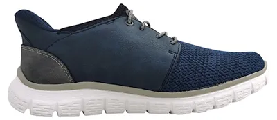 Imagen del producto de Zapatos de hombre Rieker Knittech 52/Buxton, tipo mocasín, color azul, para uso casual