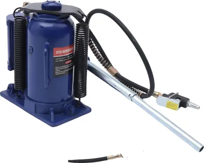 Obrázok produktu pre Pneumatický zdvihák na autá, nosnosť 20 ton, dvojitý chod, modrý