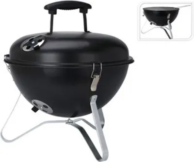 Produktbild von ProGarden Kugelgrill 37 cm Schwarz
