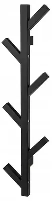 Produktbild von IKEA TJUSIG Wandhaken Holz praktische Aufbewahrung schwarz