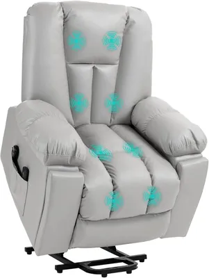 Image de Fauteuil massant - Fauteuil relax - Fauteuil élévateur - Fauteuil électrique - Fonction inclinable réglable