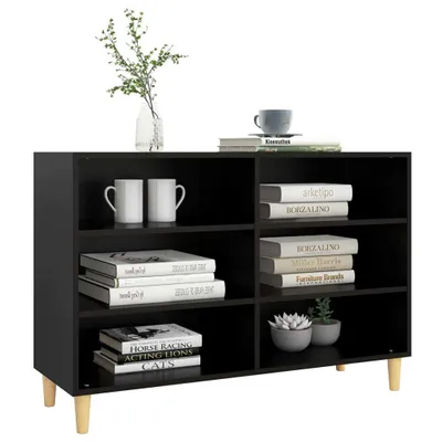 Produktbild von "Winterschlussverkauf "Sideboard - praktischem Design - Wohnzimmerschrank - Kommde für Flur - Schwarz 103,5x35x70 cm Holzwerkstoff NeuMöbel 2106637