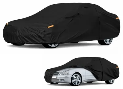 Zdjęcie produktu dla Pokrowiec samochodowy wodoodporny do Mercedes-Benz C-Class W202/W203 (1993-2006), uniwersalny, pełny, z zamkiem błyskawicznym