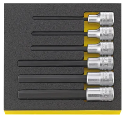 Zdjęcie produktu dla STAHLWILLE 96838117, Zestaw nasadek, 6 głowic(e), 175 mm, 175 mm, 900 g