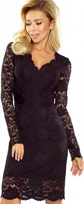 Produktbild von Abendkleid Modell Schwarz Numoco XL
