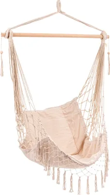 Produktbild von nabbi Hängend Schaukelstuhl Chinchero 100x80 cm - cremig