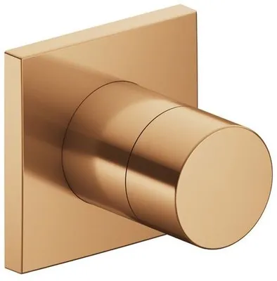 Produktbild von Keuco 3-Wege Ab-/Umstellventil IXMO DN 15, UP, eckige Rosette mit Griff IXMO Pure Bronze gebürstet 59549030002