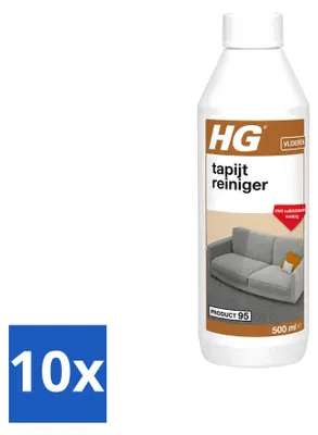 Produktbild von 10 x HG Tapijtreiniger mit schmutzabweisender Wirkung - 500 ml - Vorteilspackung - 10 Stücke