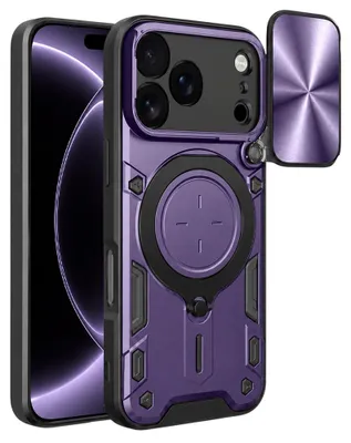 Produktbild von Techsuit - CamGuard Pro Schutzfolie für iPhone 18 Pro / iPhone 17 Pro - lila