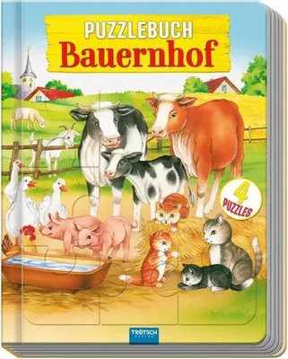 Zdjęcie produktu dla Trötsch Puzzlebuch Bauernhof