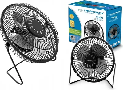Zdjęcie produktu dla Wiatraczek biurkowy przenośny 20 cm średnicy