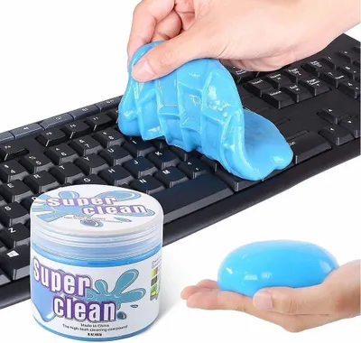 Produktbild von Reinigungsgel für Tastaturen und Autos - Blau KP31755