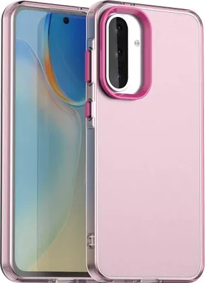 Produktbild von Hülle für Samsung Galaxy A36/A56 - Phonesta HardFrost Semi-Transparent Back Cover - Mattrosa